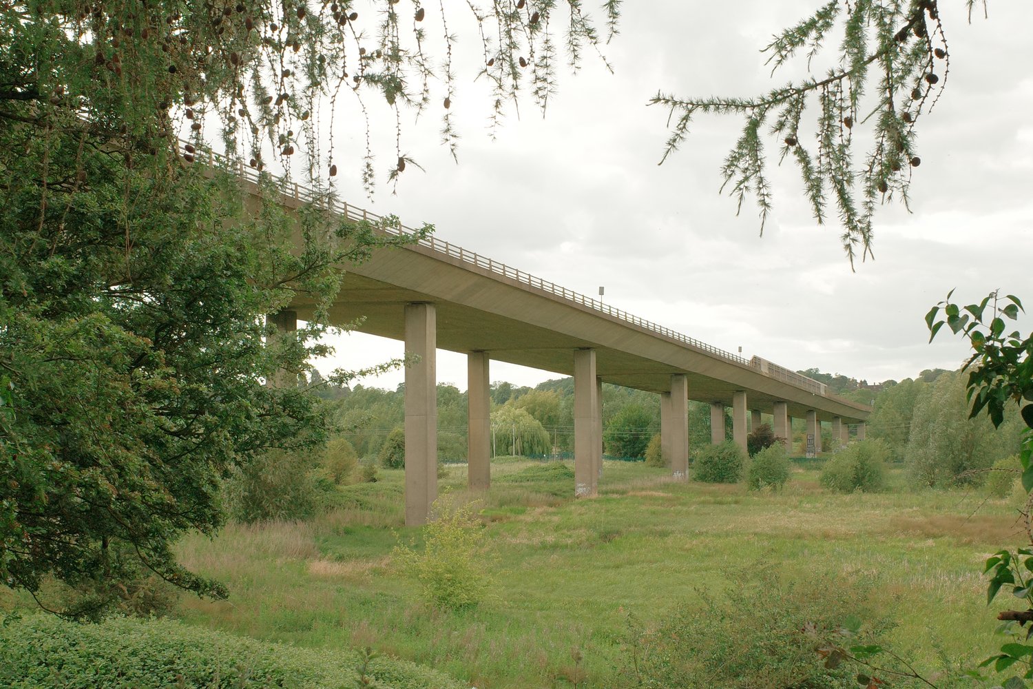 A10 road viaduct across The Lea Valley