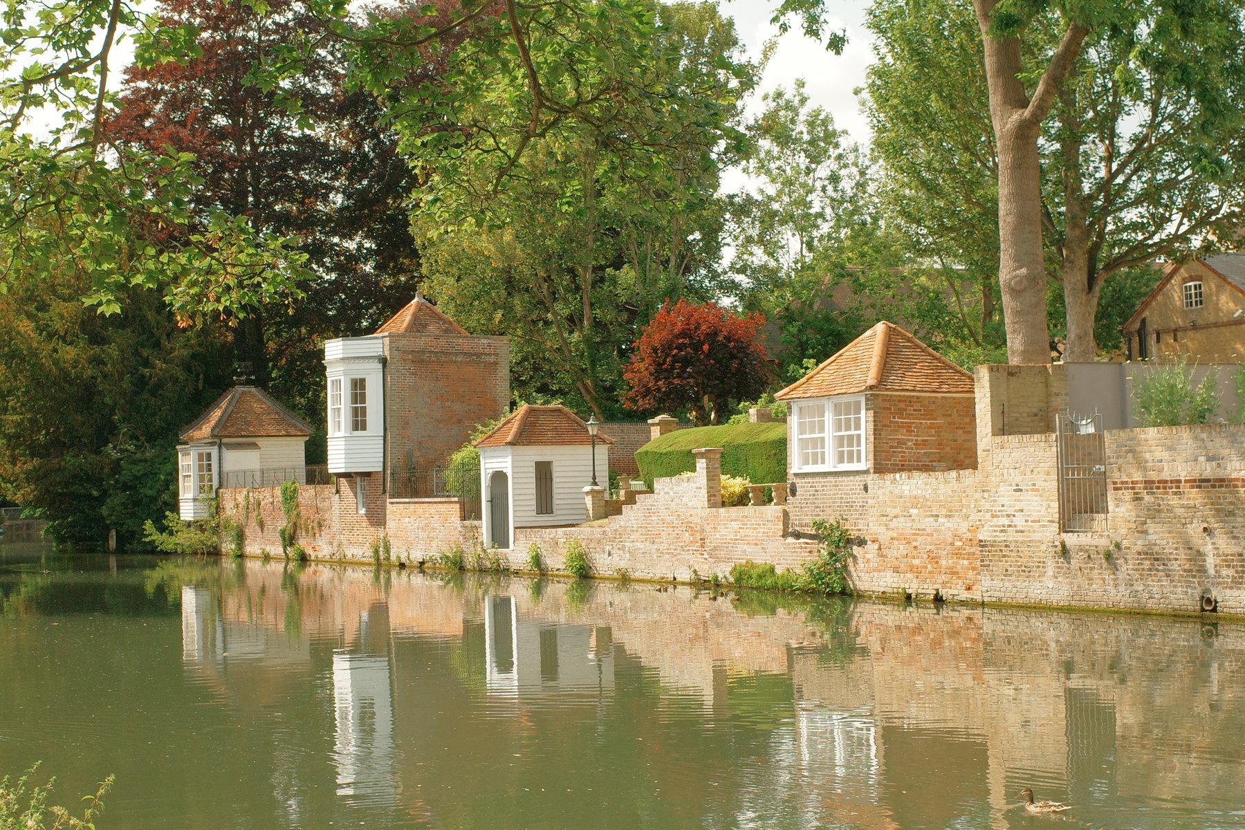 Gazebos on the River Lea at Ware