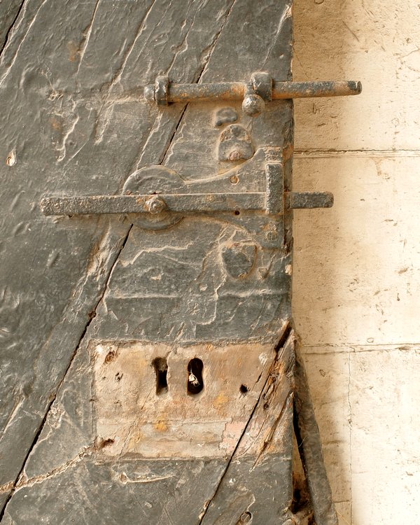 Old doorlatches on waggonway doors